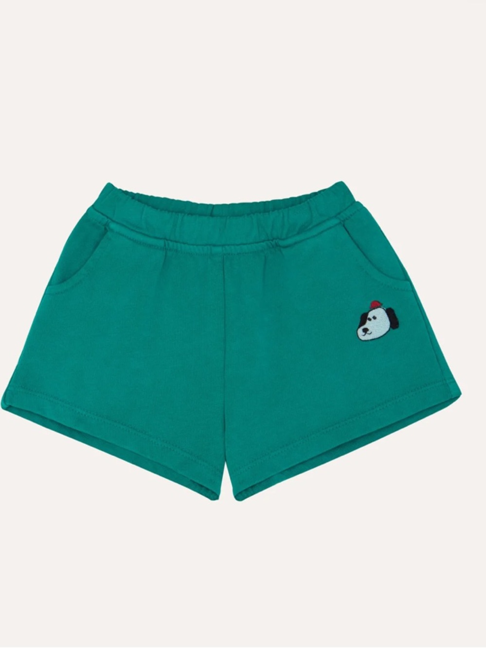 The Campamento Teal Knit Baby Shorts